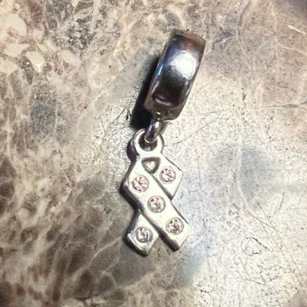 Pandora cancer awareness charm